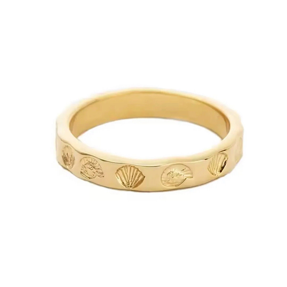The Salty Gem The Salty Gem Coastal Ring - Gold -