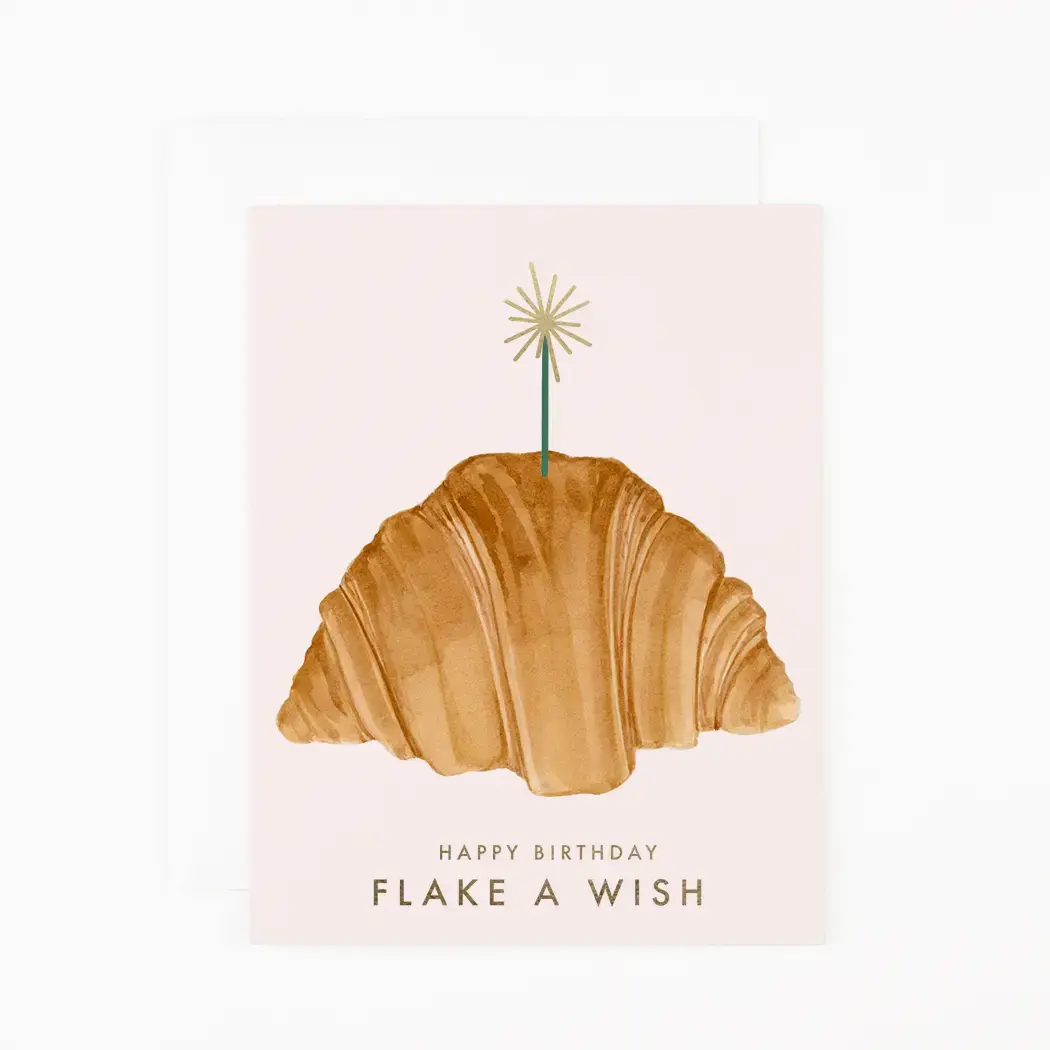 Dear Hancock Card - Flake a Wish