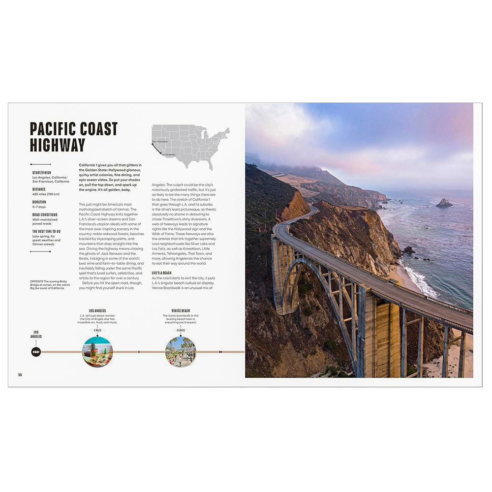Road Trips USA Hardcover Book