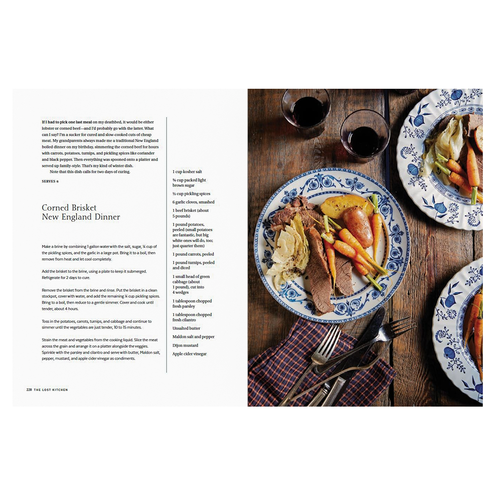 The Lost Kitchen Cookbook Hardcover Book
