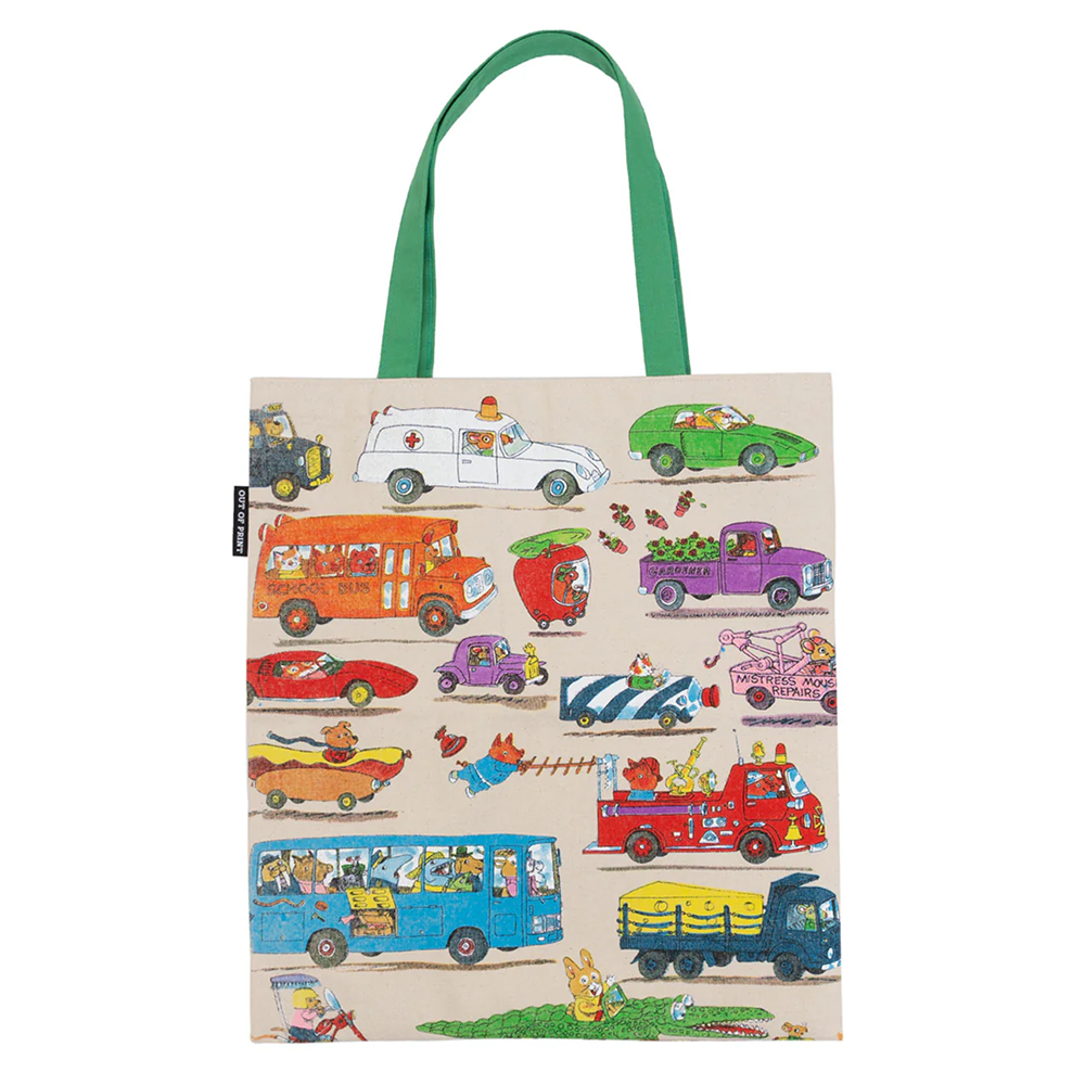 Penguin Random House Out Of Print Tote - Richard Scarry Cars and Trucks and Things That Go