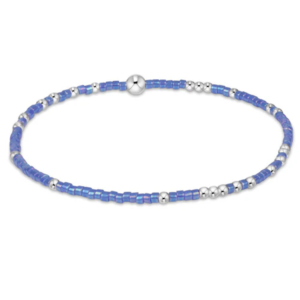 ENewton Sterling Hope Unwritten Beaded Bracelet - Bright Blue