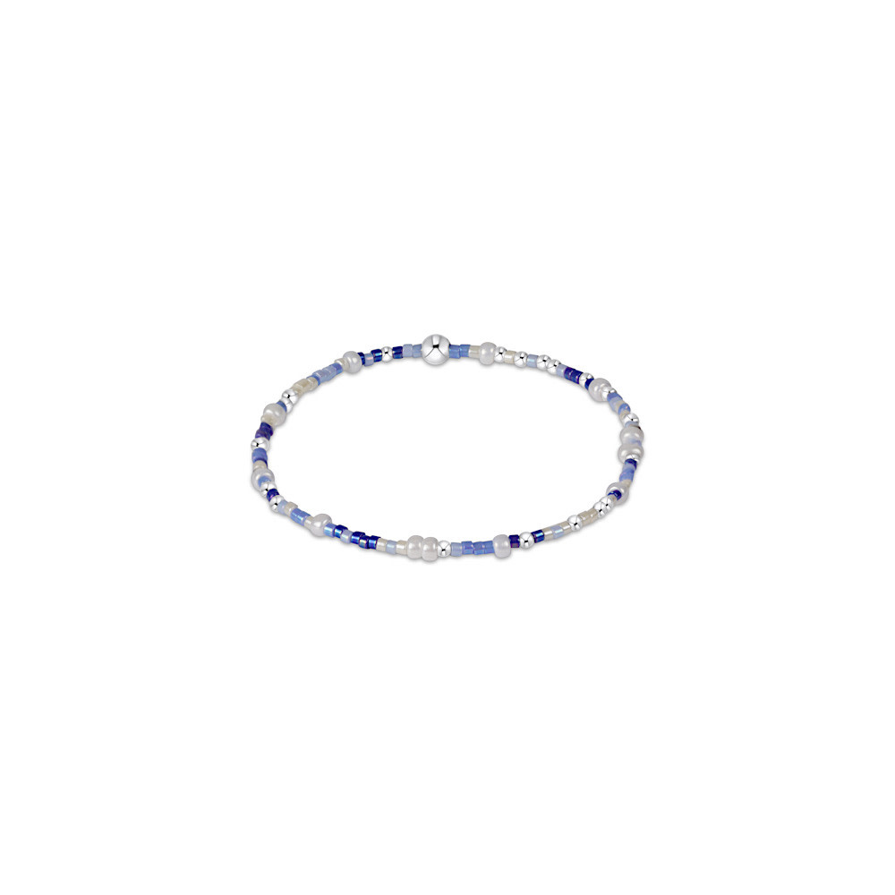 ENewton Sterling Hope Unwritten Beaded Bracelet - Smurf's Butt Blue