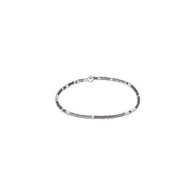 ENewton ENewton Sterling Hope Unwritten Beaded Bracelet - Taupe with a Twist
