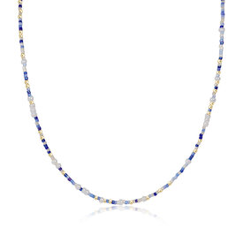 ENewton ENewton Choker - Hope Unwritten Beaded - Smurf's Butt Blue - 15 Inch