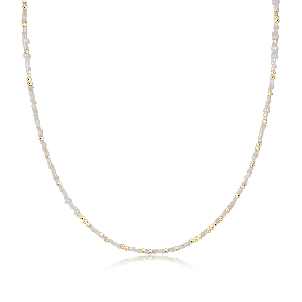 ENewton ENewton Choker - Hope Unwritten Beaded - Oh Snow You Didn't - 15 Inch
