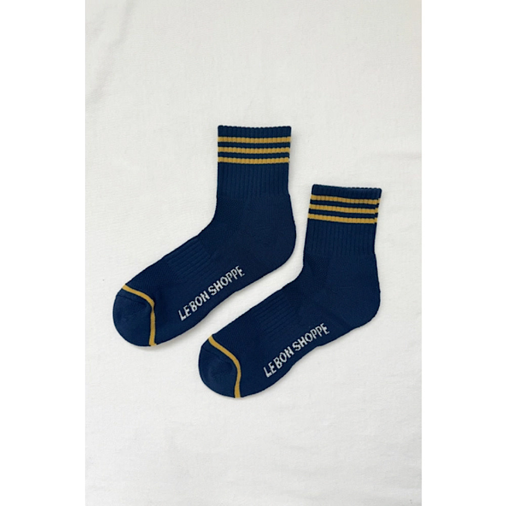 Le Bon Shoppe Le Bon Shoppe Girlfriend Socks - Navy