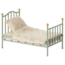 Maileg Maileg Vintage Single Bed - Mint