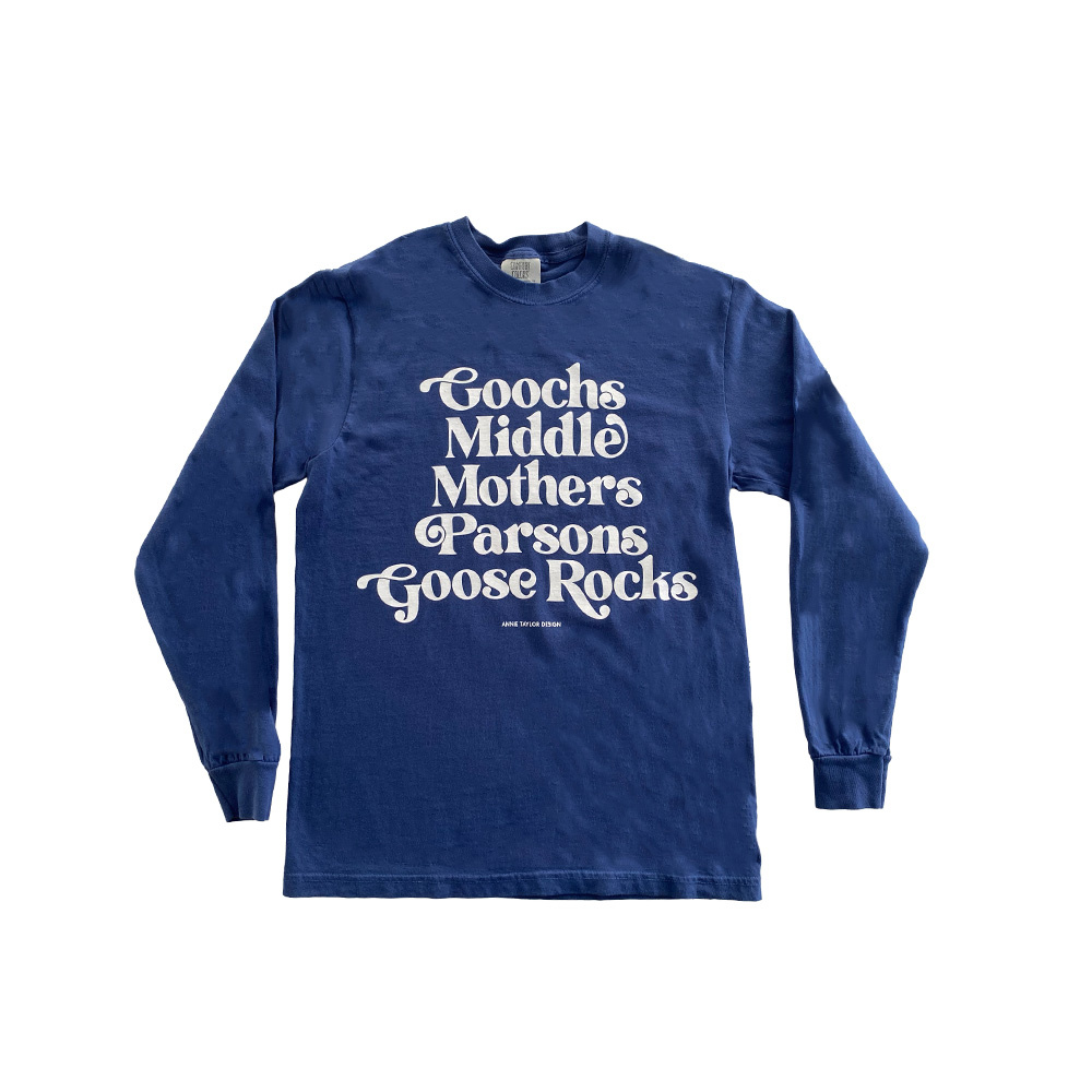 Annie Taylor Design Annie Taylor Beaches Long Sleeve Shirt - China Blue -