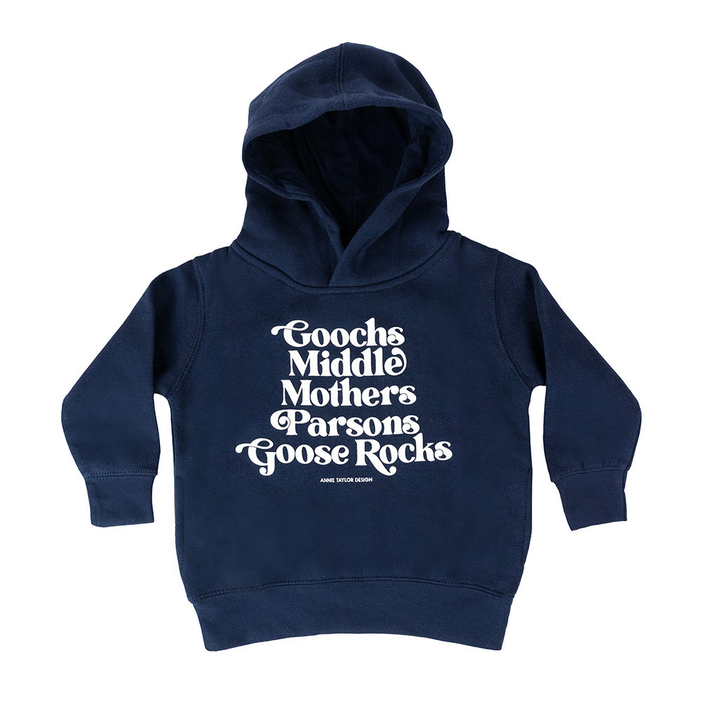 Annie Taylor Design Annie Taylor Toddler Beaches Hoodie - Navy
