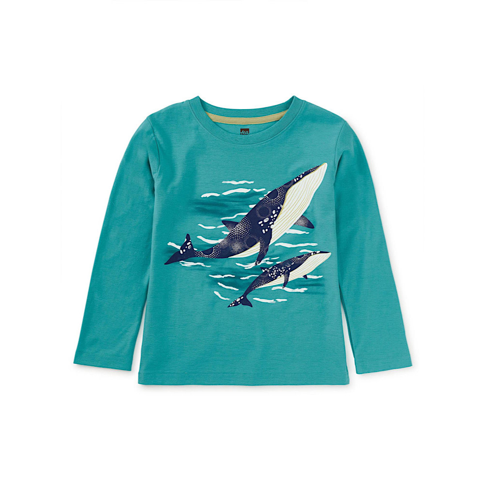 Tea Collection Minke Whale Graphic Tee - Glaze Blue