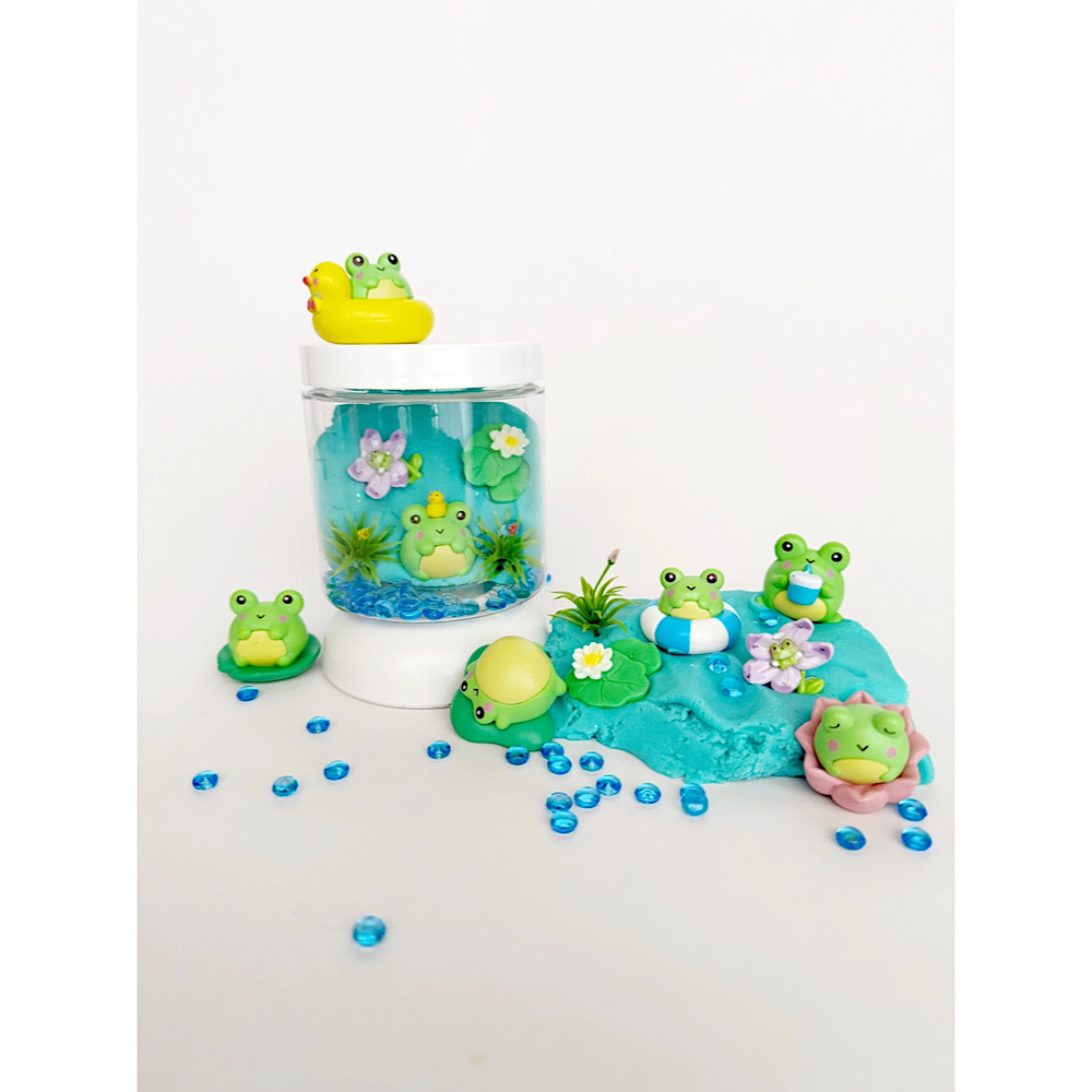 KidDough Mini Dough - to - Go - Pond Pals