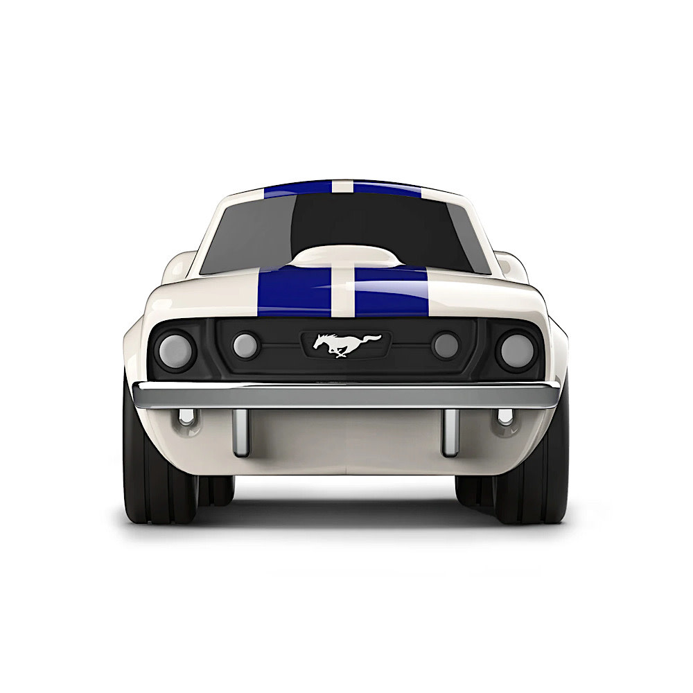 Playforever - Racing Car Ford Mustang - Ivory White