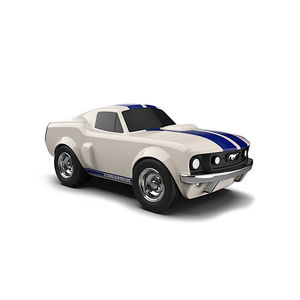Playforever Playforever - Racing Car Ford Mustang - Ivory White