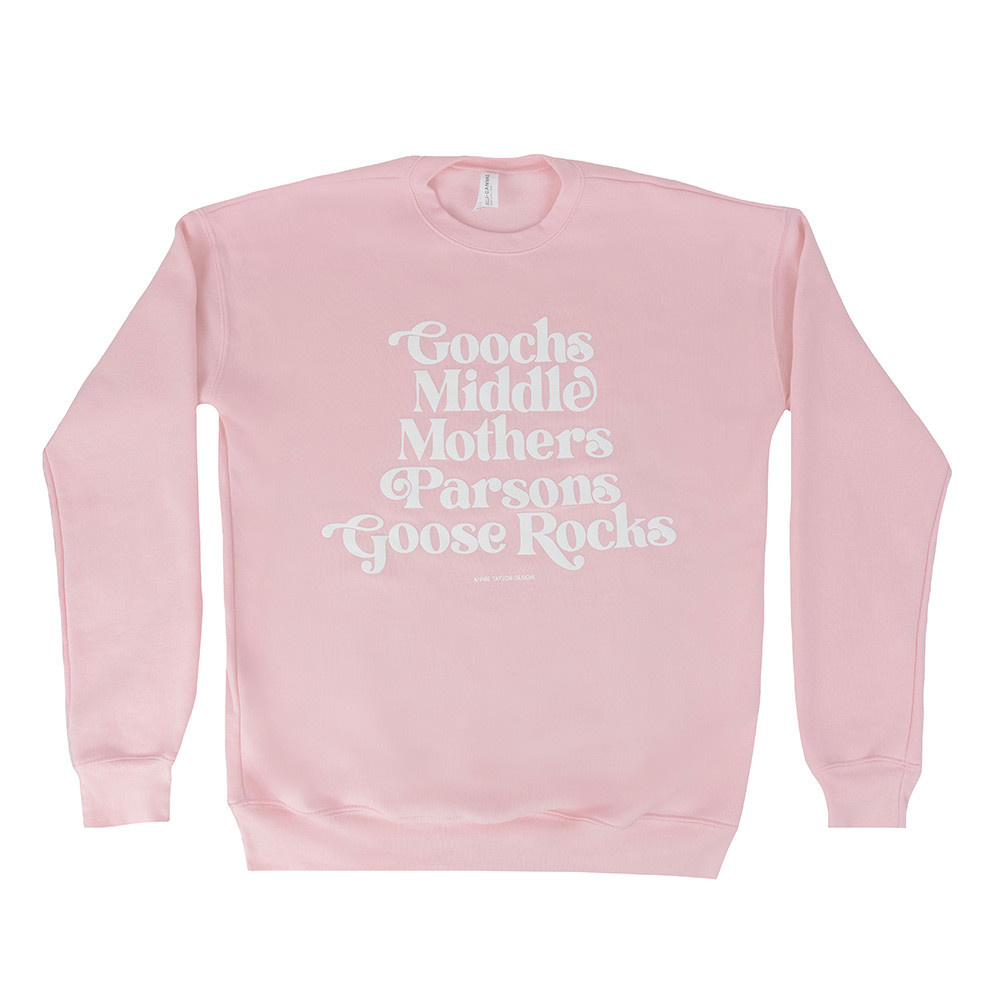 Annie Taylor Design Annie Taylor Beaches Raglan Crewneck - Pink -