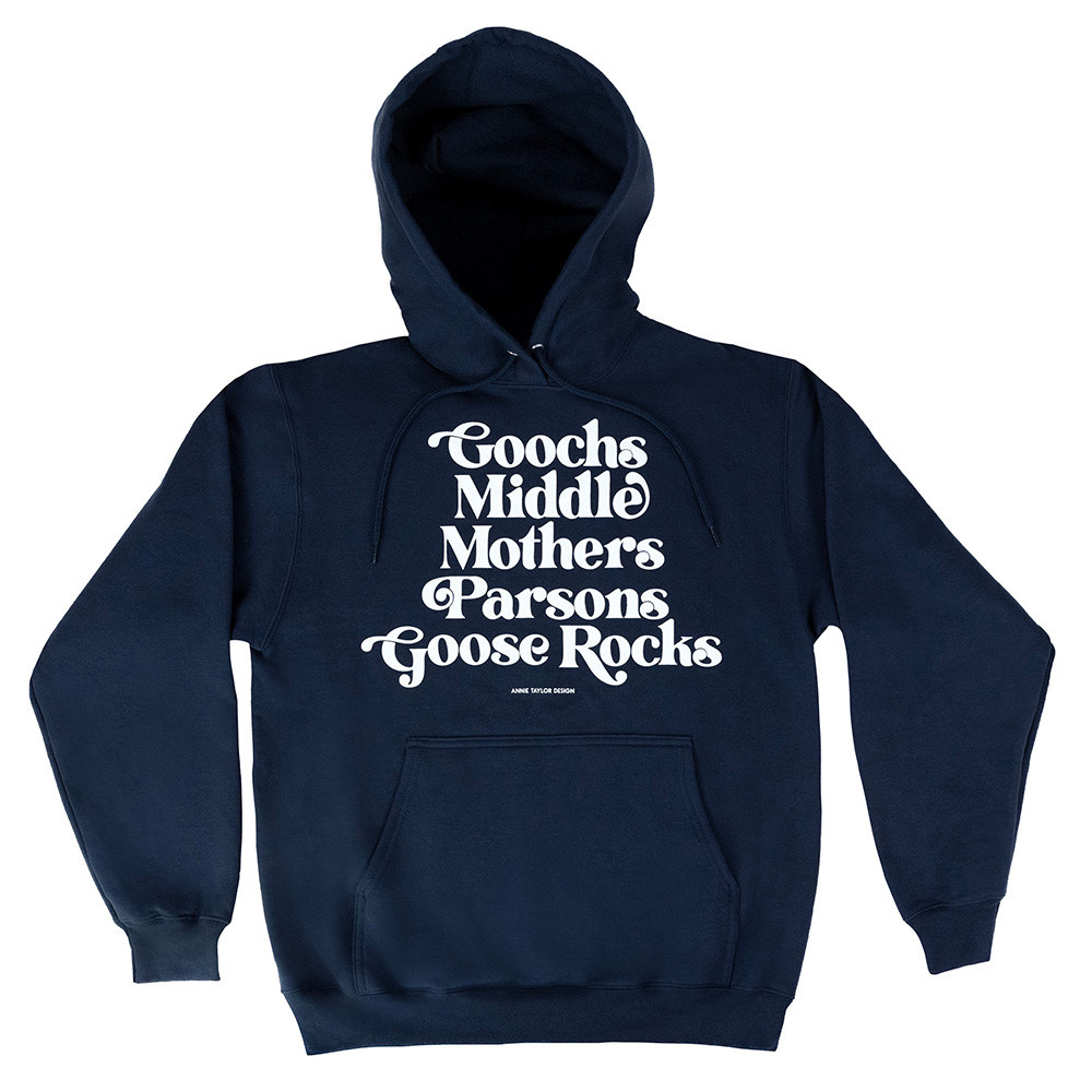Annie Taylor Design Annie Taylor Beaches Hoodie - Navy -
