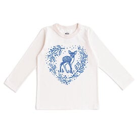 Winter Water Factory Winter Water Factory Long Sleeve Graphic Tee - Fawn Natural