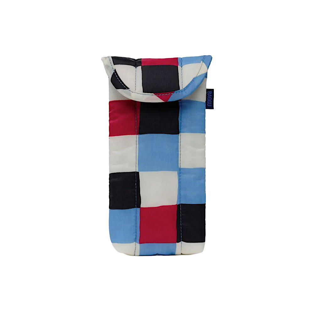 Baggu Baggu Puffy Glasses Sleeve - Painted Check