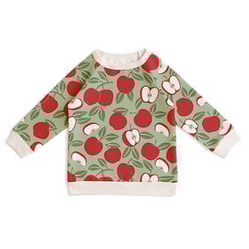 Winter Water Factory Winter Water Factory Sweatshirt - Apples Red & Green