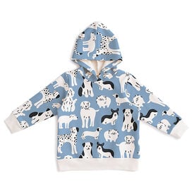 Winter Water Factory Winter Water Factory Hoodie - Dog Parade Blue