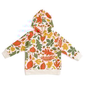 Winter Water Factory Winter Water Factory Hoodie - Leaves Yellow & Green
