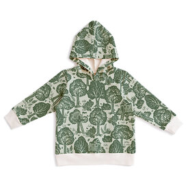 Winter Water Factory Winter Water Factory Hoodie - Treehouses Green