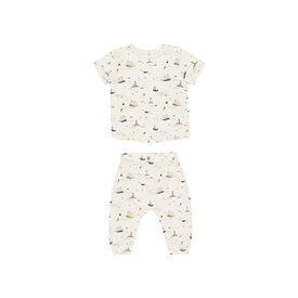 Rylee + Cru Rylee + Cru Tee + Slouch Pant Set - Nautical