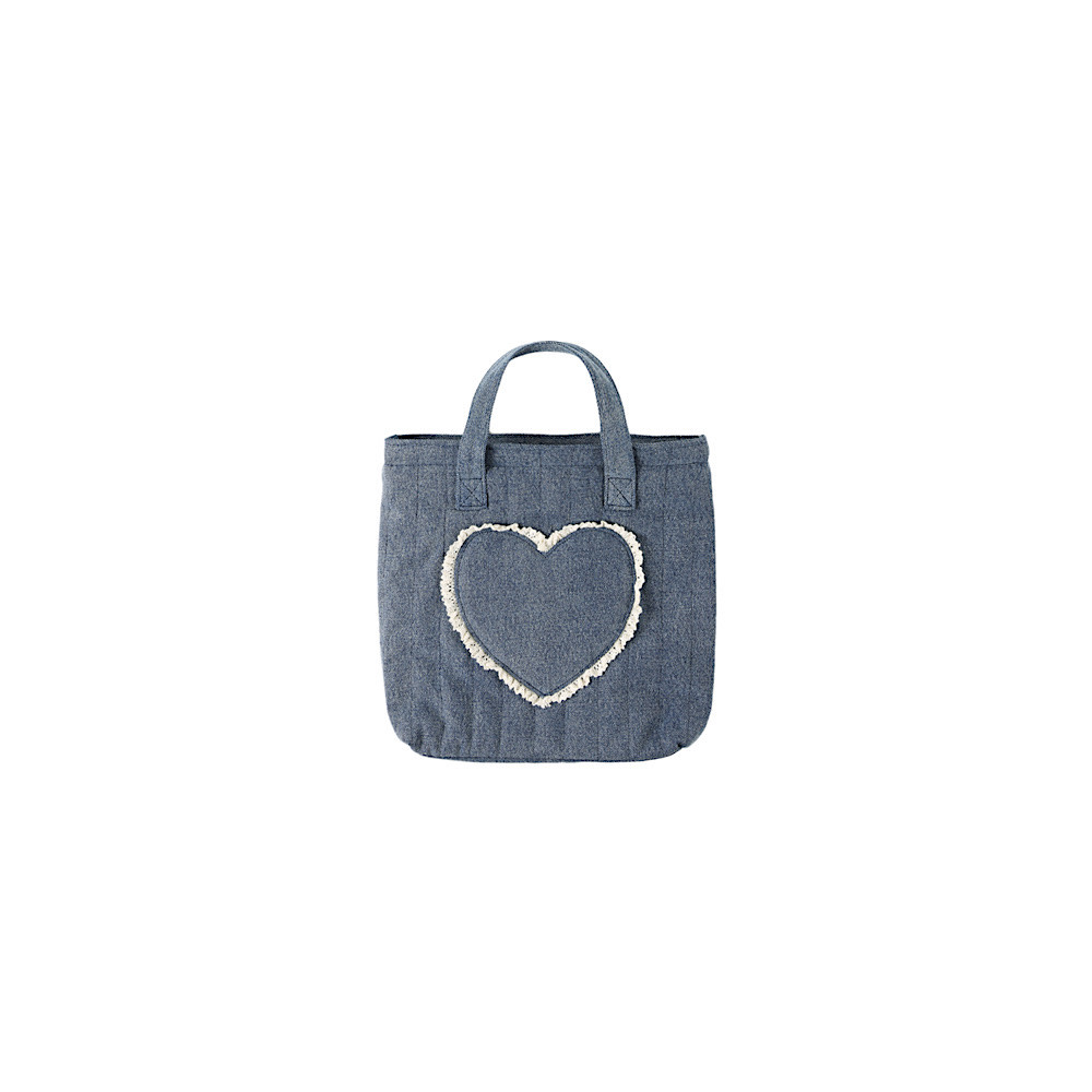 Rylee + Cru Rylee + Cru Quilted Tote Bag - Indigo Denim