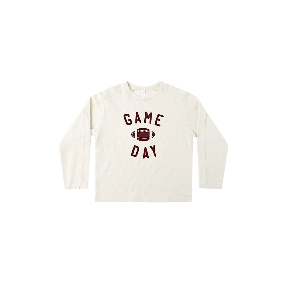 Rylee + Cru Rylee + Cru Long Sleeve Paneled Tee - Game Day