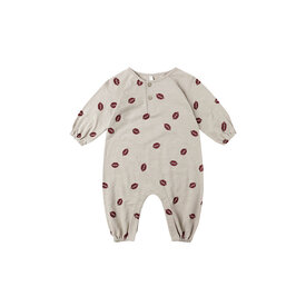Rylee + Cru Rylee + Cru Henley Jumpsuit - Football