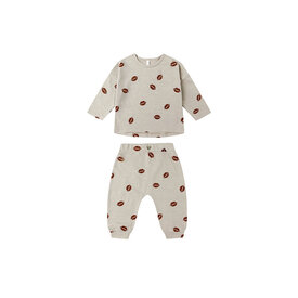 Rylee + Cru Rylee + Cru Tee + Pant Set - Footballs