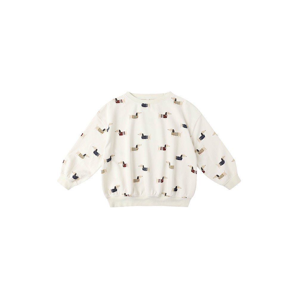Rylee + Cru Rylee + Cru Relaxed Sweatshirt - Dachshund