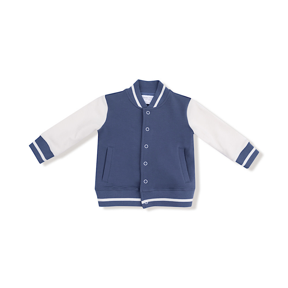 Angel Dear Letterman Jacket - Vintage Indigo