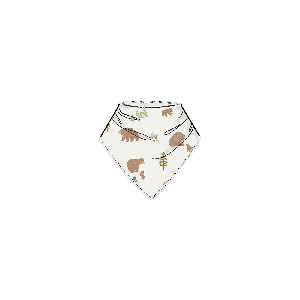 Angel Dear Bandana Bib - Sweet Brown Bears