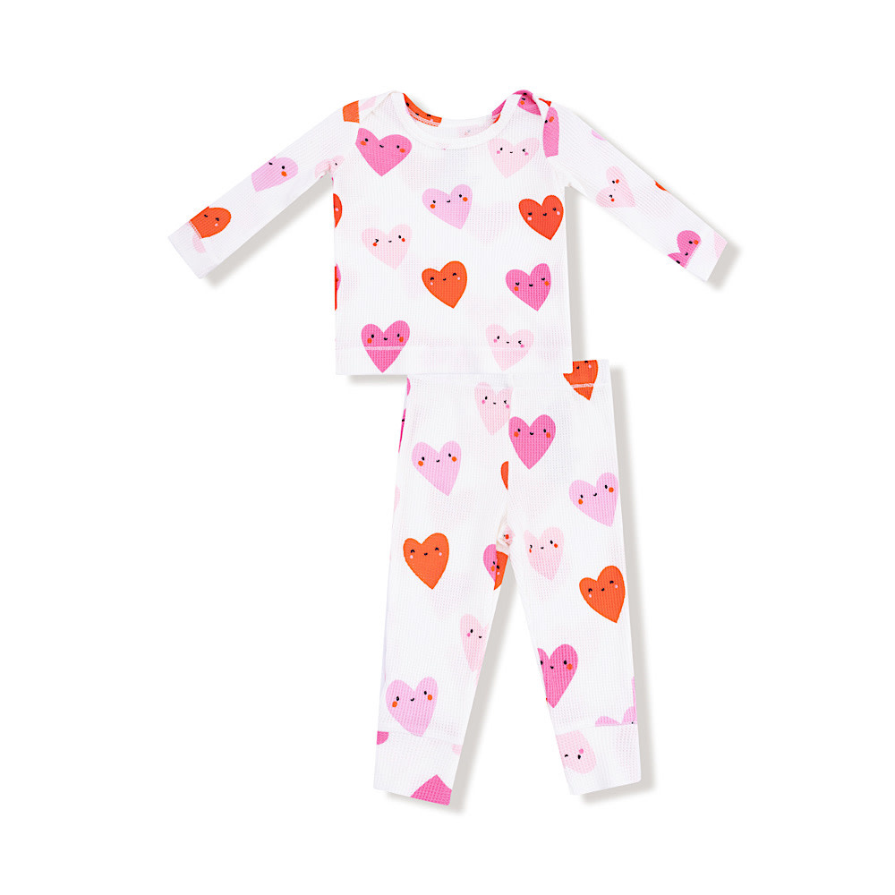 Angel Dear Long Sleeve Loungewear Set - Big Hearts