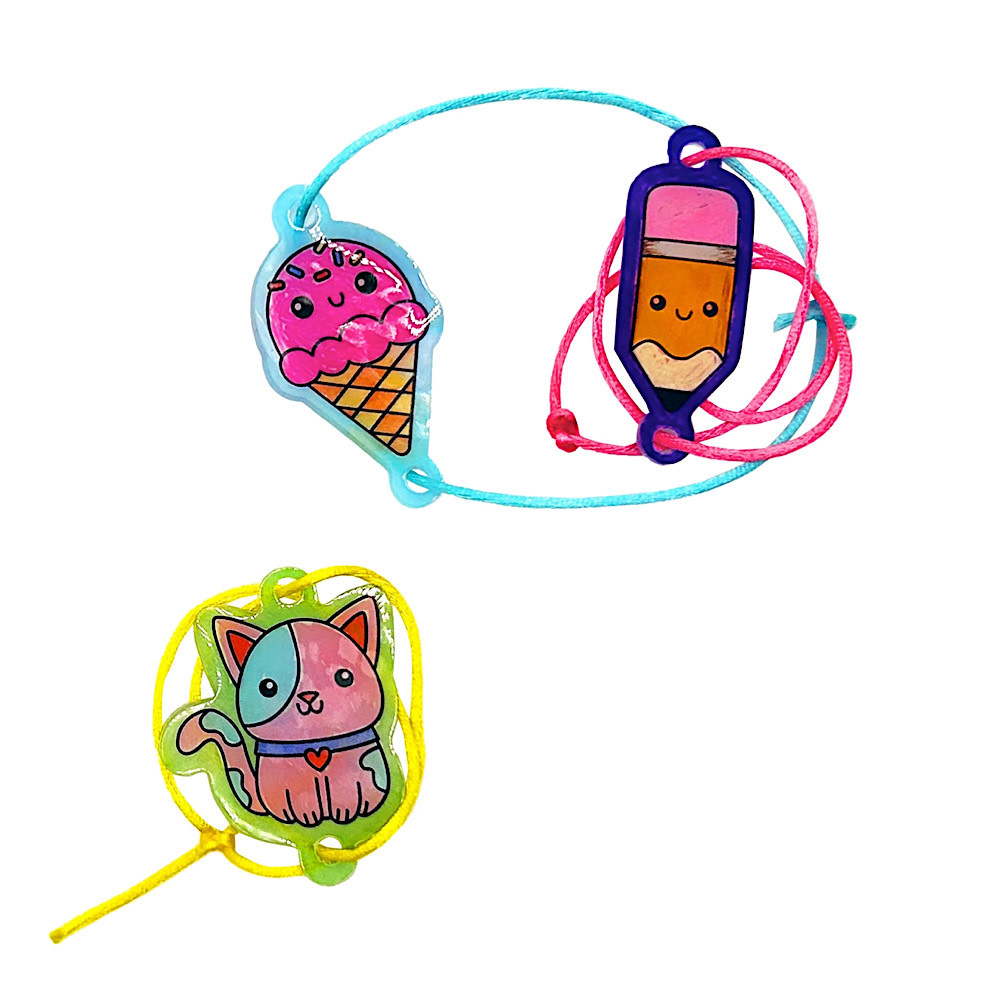 Ooly - Shrink-it! DIY Shrink Art Bracelets Kit - B.F.F