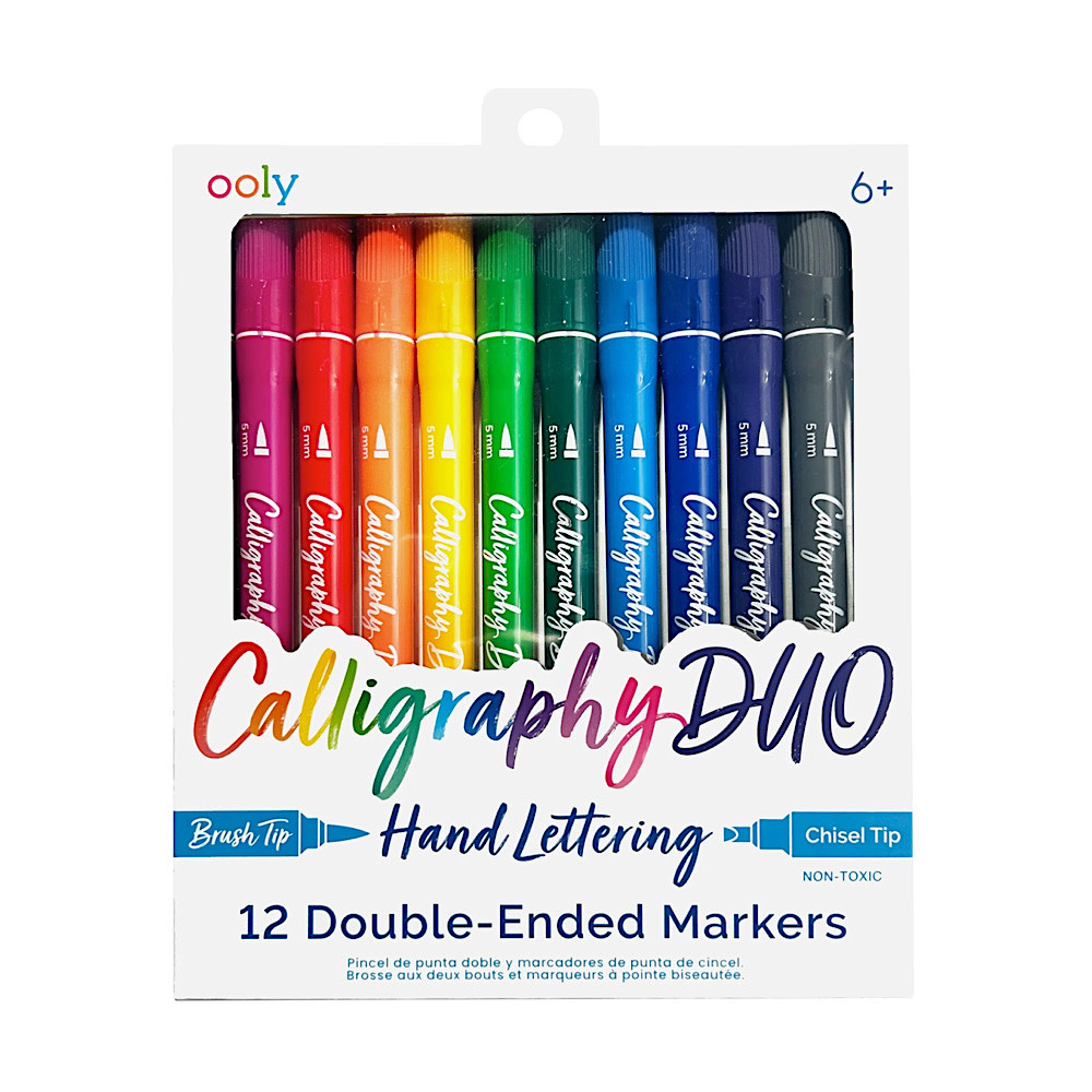 Ooly Ooly - Calligraphy Duo Markers - Set of 12