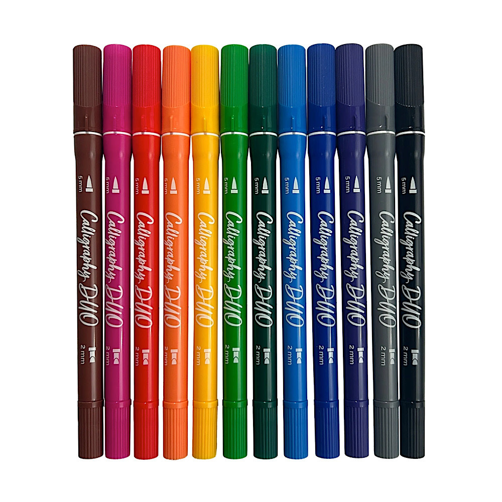 Ooly - Calligraphy Duo Markers - Set of 12