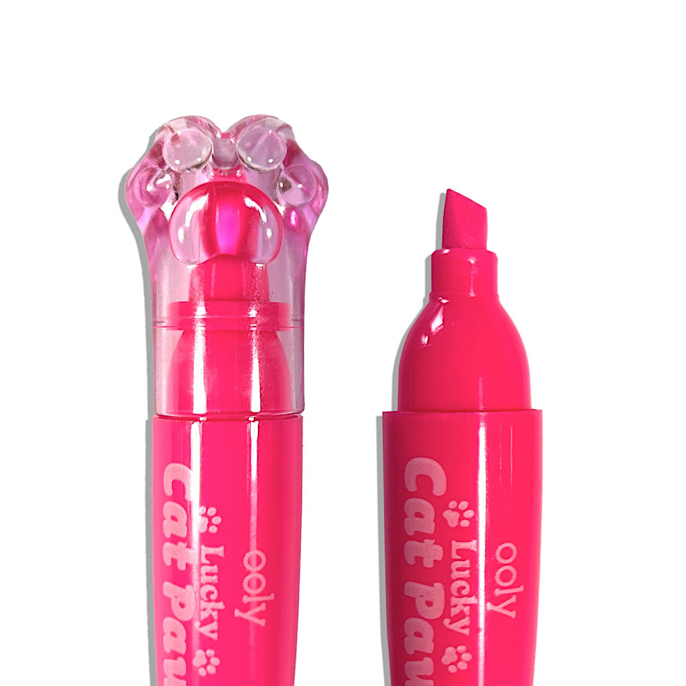 Ooly - Lucky Cat Paw: Neon Highlighters - Berry Scent - Set of 6