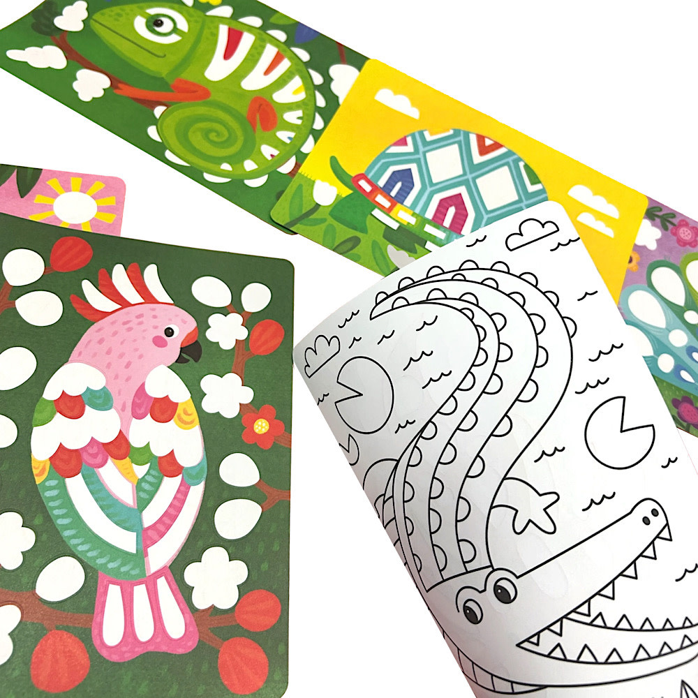 Ooly -  Foil-tastic Foil Art Kit: Awesome Animals