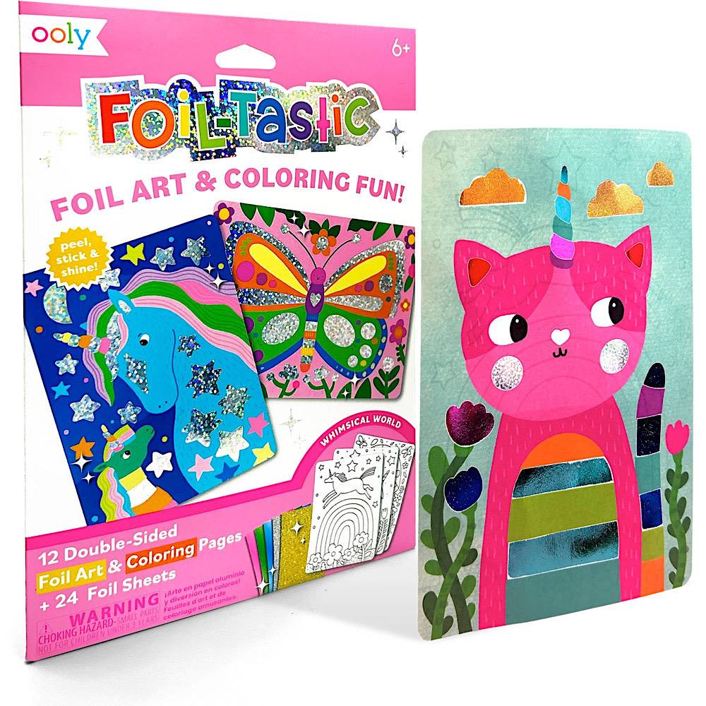 Ooly - Foil-tastic Foil Art Kit: Whimsical World