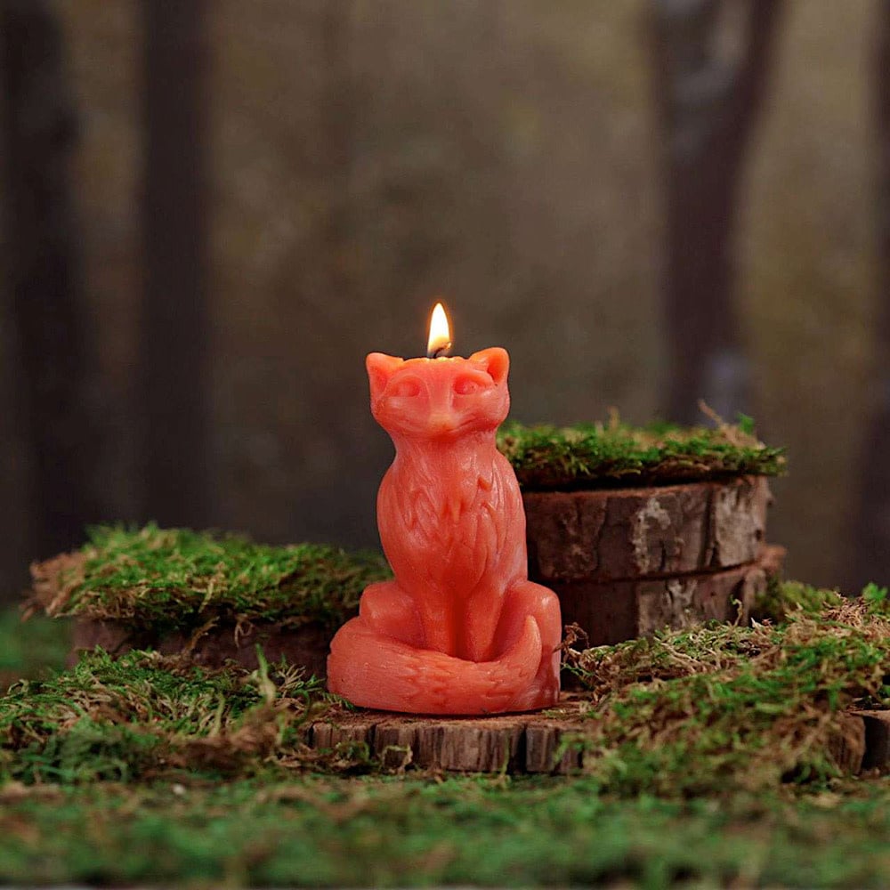 Big Dipper Wax Works Beeswax Candle - Fox
