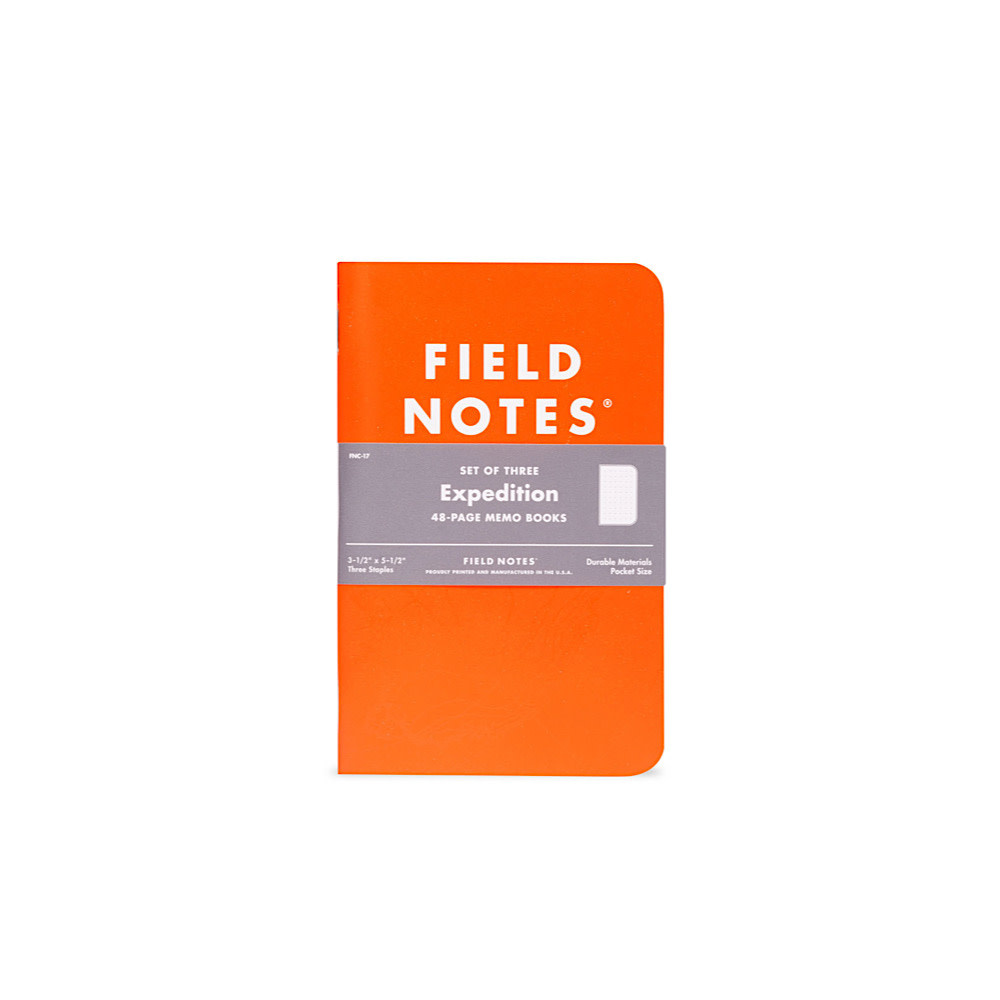Field Notes Field Notes - Expedition Notebooks - 3 Pack