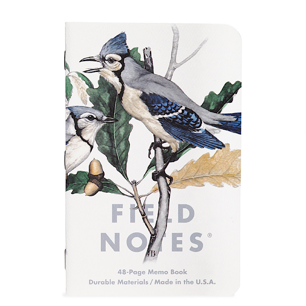 Field Notes - Birds & Trees of North America: Screech Owl, Blue Jay, & Brewer Sparrow - 3 Pack
