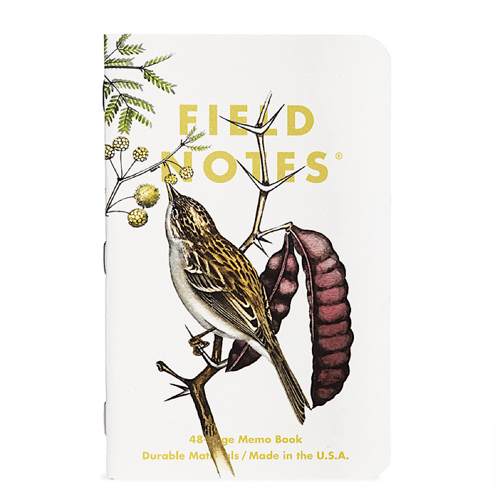 Field Notes - Birds & Trees of North America: Screech Owl, Blue Jay, & Brewer Sparrow - 3 Pack
