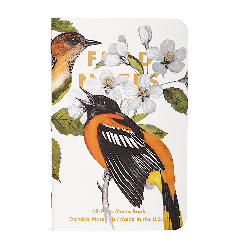 Field Notes - Birds & Trees of North America: Pine Grosbeak, Baltimore Oriole, & Sulphurbelly Flycatcher - 3 Pack