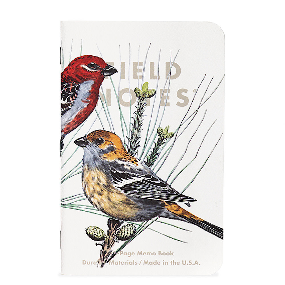 Field Notes - Birds & Trees of North America: Pine Grosbeak, Baltimore Oriole, & Sulphurbelly Flycatcher - 3 Pack