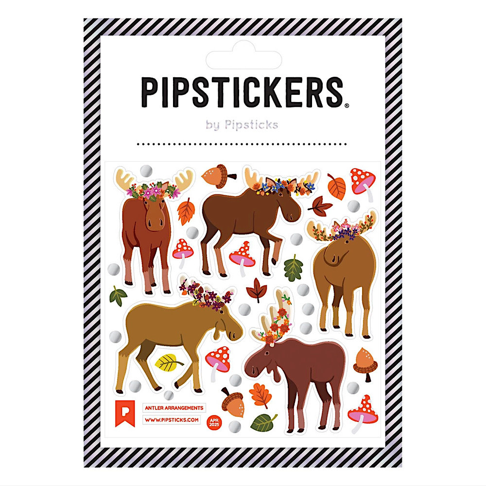 Pipsticks Sticker Sheet - Antler Arrangements
