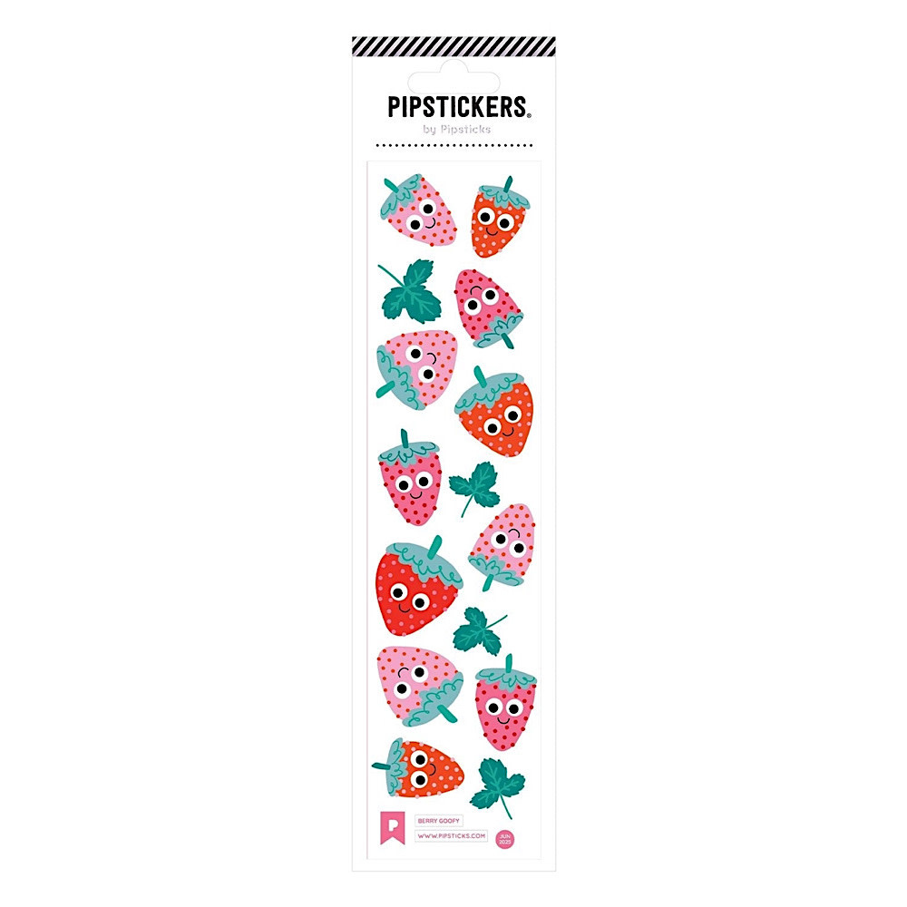 Pipsticks Pipsticks Sticker Sheet - Googly Eyed Berry Goofy