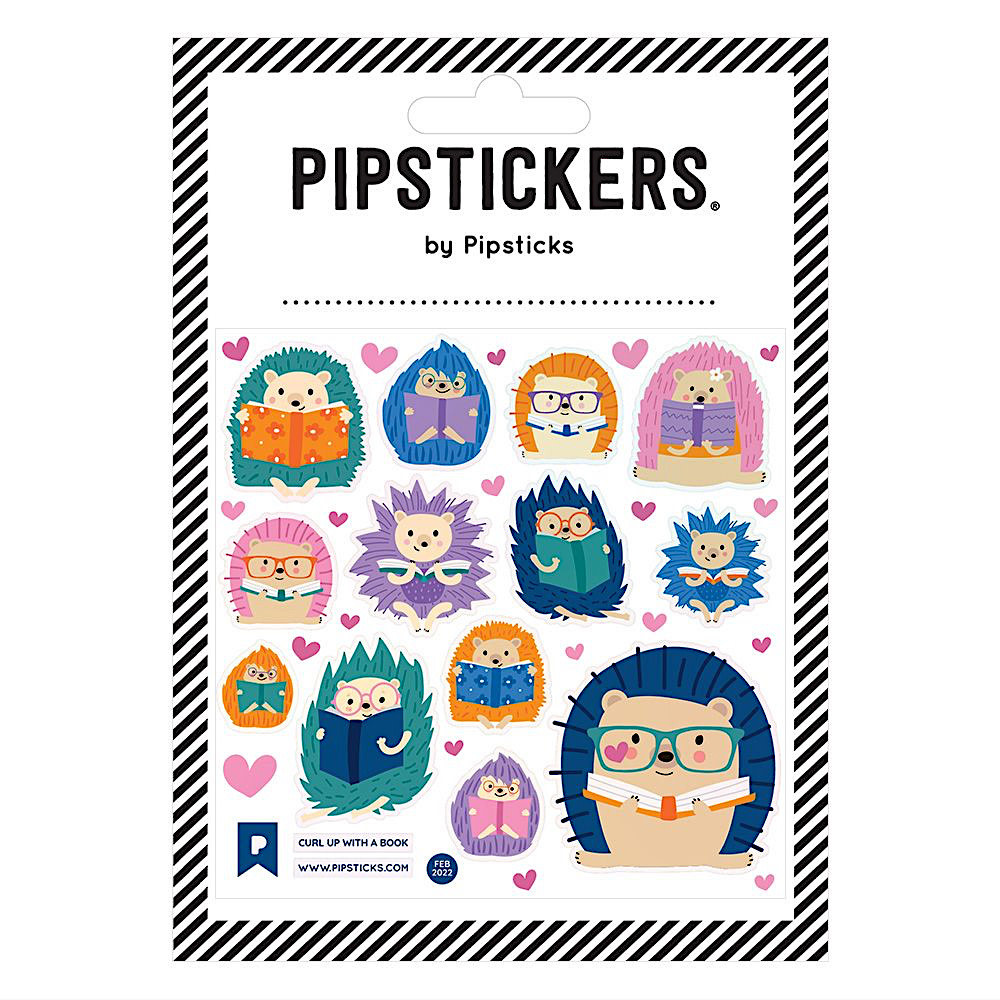 Pipsticks Sticker Sheet - Curl Up With A Book